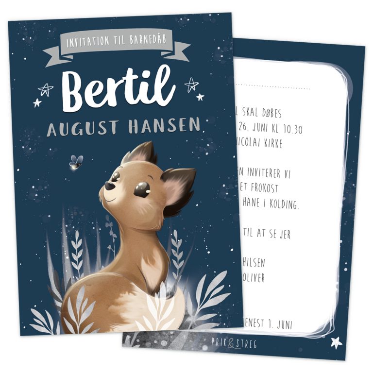 Invitation Firefly fra PRIK & STREG