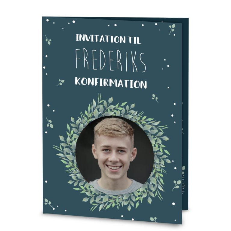 Invitation Ocean Leaf fra PRIK & STREG