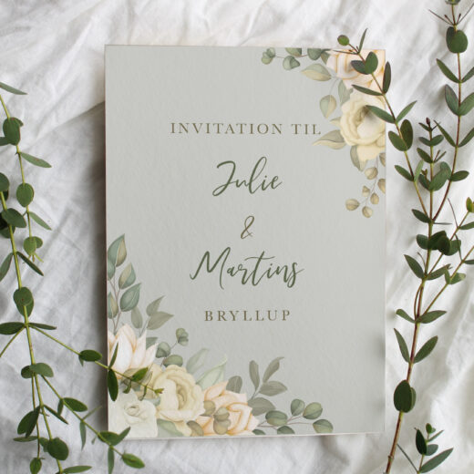 Bryllupsinvitationer | Purest of Love
