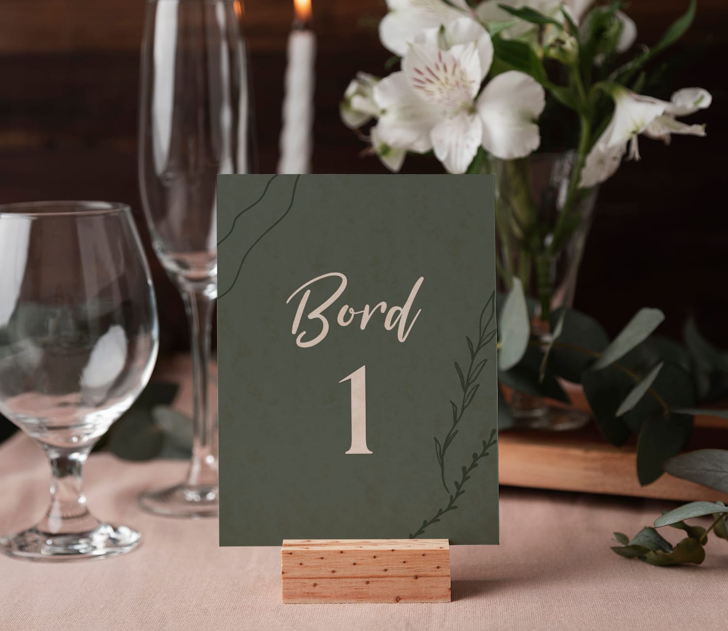 Bordnumre (sæt af 4)