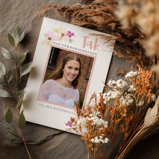 Takkekort konfirmation | Blossom