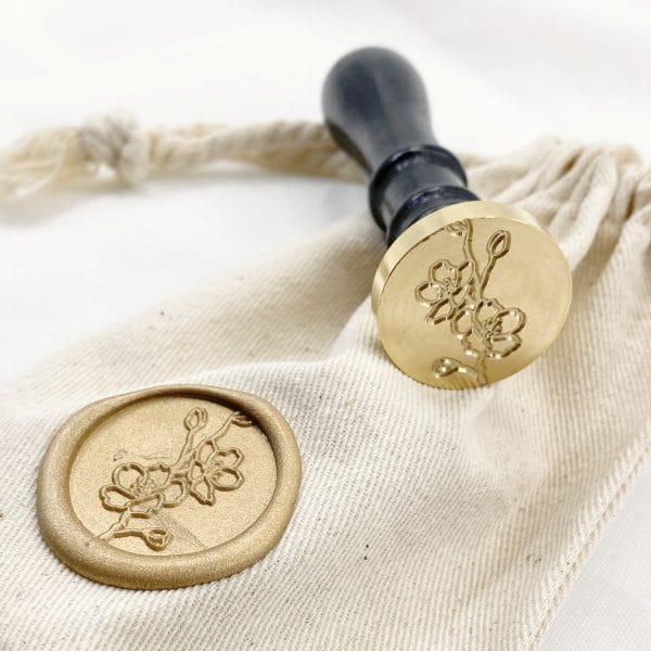 Vokssegl stempel | Cherry Blossom til bryllup