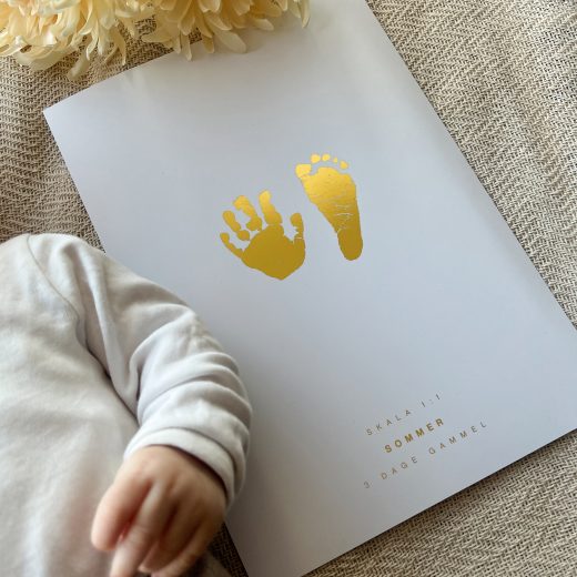 Babyaftryk Plakat | Guld