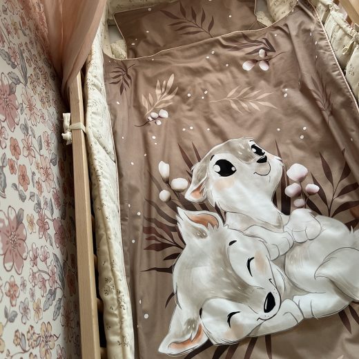 Sengetøj junior ulveunger Oekotex fra RPIK og STREG