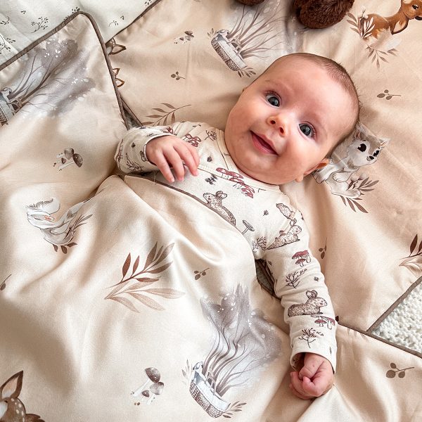 Sengetøj Baby PRIK og STREG