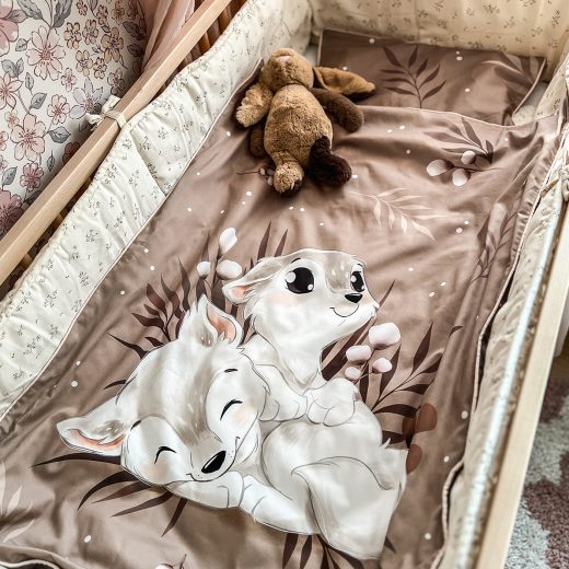 Sengetøj baby ulveunger Oekotex fra RPIK og STREG