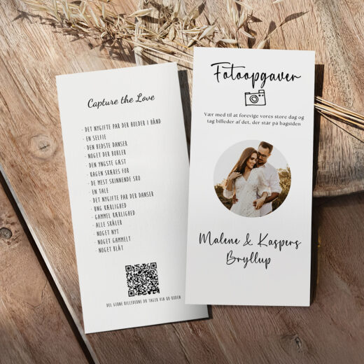 Fotoopgave bryllup
