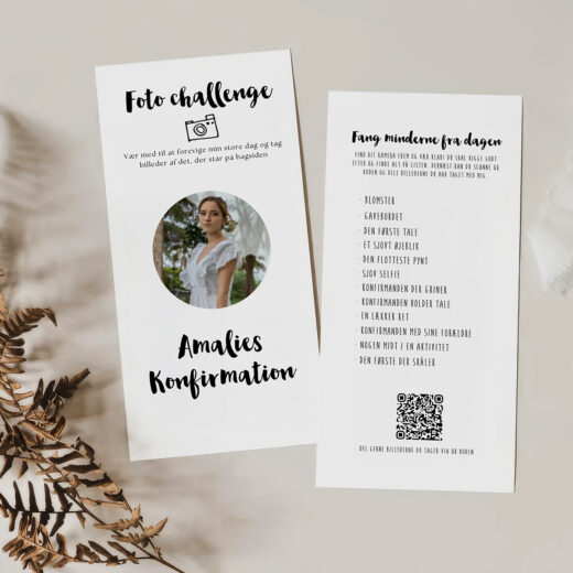 Fotoopgave konfirmation