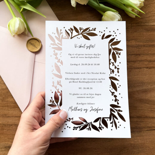 Invitation | Papirklip | Leaves