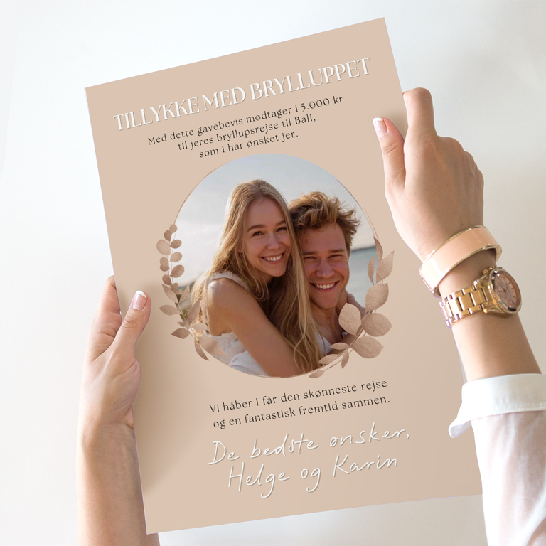 gavekort plakat