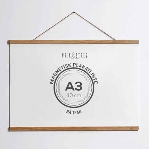 Magnetisk Ramme - Teak 40 cm
