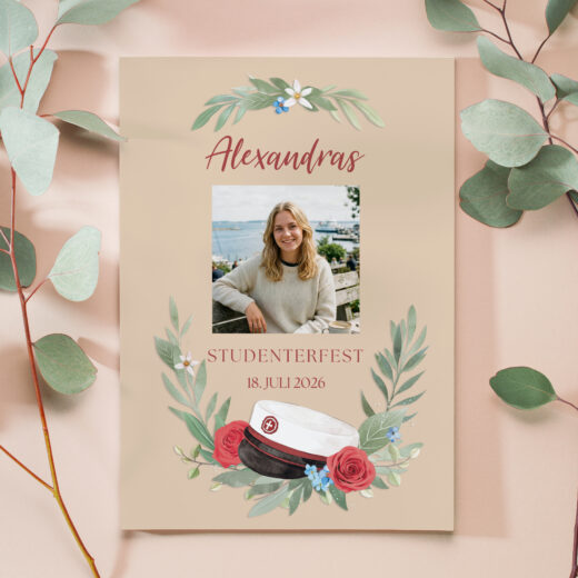 Invitation | Student | Rød Hue