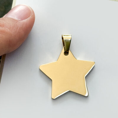 Hundetegn guld stjerne