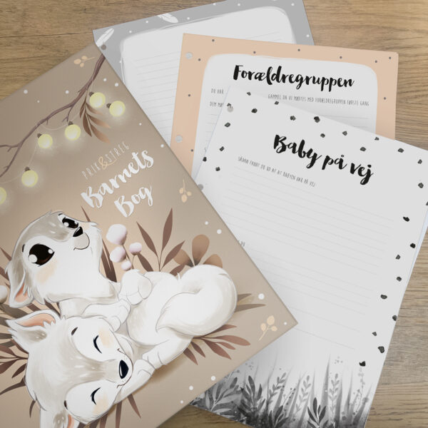 Barnets Bog i ringbind eller hardcover
